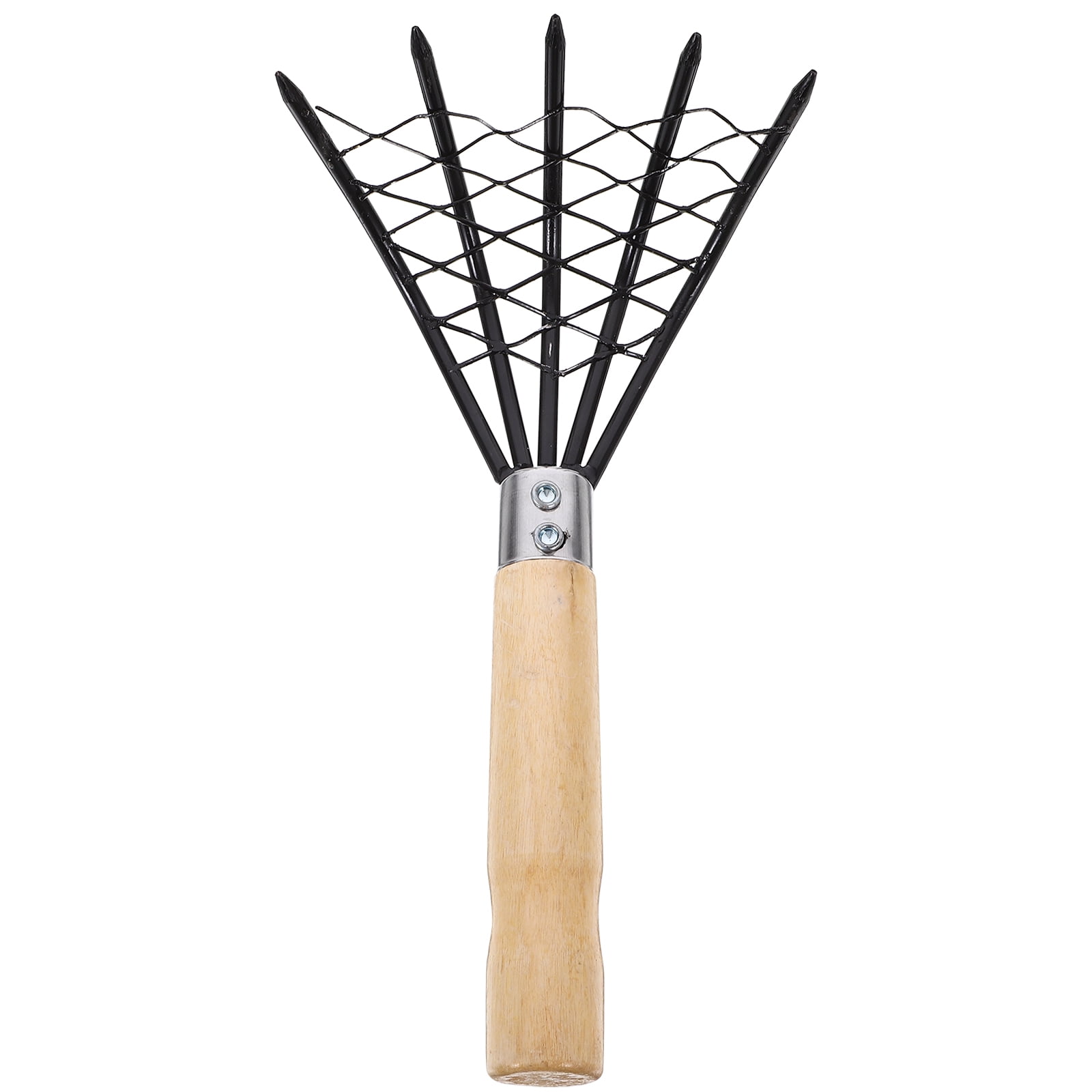 Eease Stainless Steel Clam Rake with Net Bag - Beach Digging Tool ...