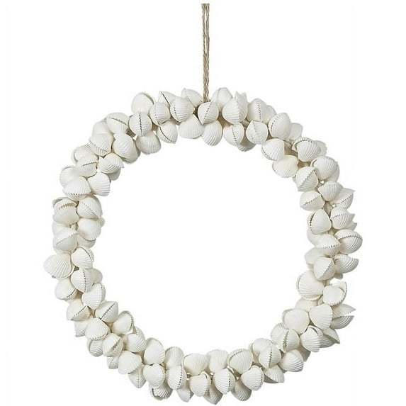 Clam Rose Wired Wreath 6"