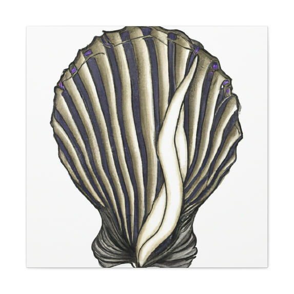 "Clam Shell Solitude" - Canvas