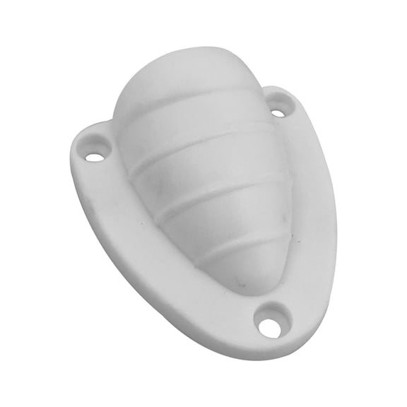 Clam Shell Vent Cover Replaces Accessories Marine Wire Cable Vent Cover for Boat white 65x73MM