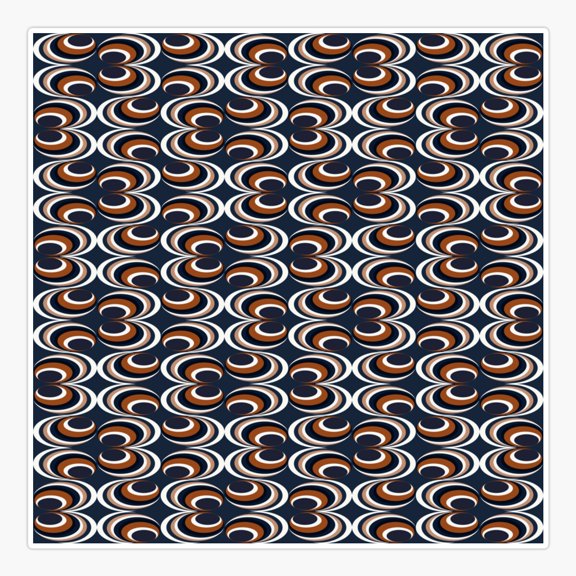 Clam Shell Waves V Sticker