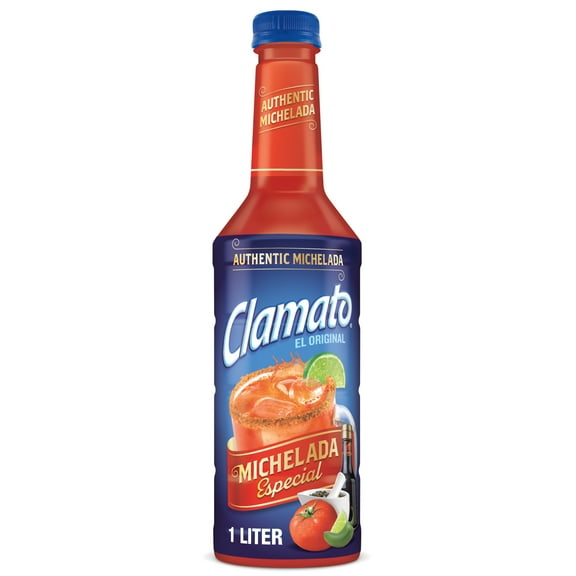 Clamato Michelada Especial Tomato Mixer Juice, 1 L, Bottle