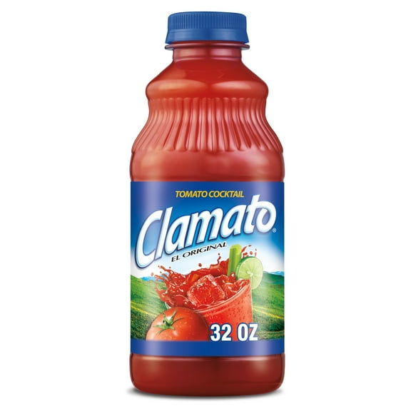 Clamato Original Tomato Cocktail Mixer, 32 fl oz, Bottle