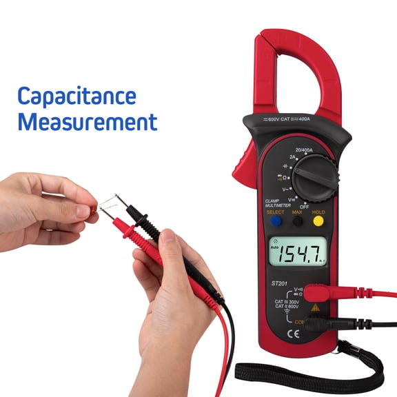 Clamp Ammeters,St201 Clamp 4000 Ammeters Tester Tester Test Clamp Ammeters Tester 4000 Clamp Ammeters Clamp 4000 Clamp Red Rookin Jinmie Tester Meter St201 Buzhi Tester Meter