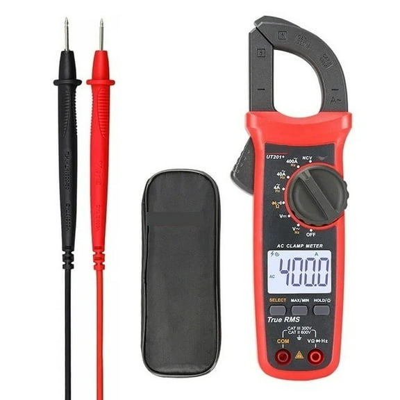 Clamp Ammeters Temperature Voltage Tester LCD Digital Current Clamp AC/DC NCV True Rms Multimeter ,High&Low Sensitivity