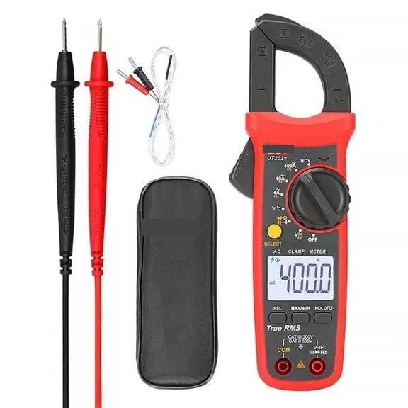 Clamp Ammeters Temperature Voltage Tester LCD Digital Current Clamp AC/DC NCV True Rms Multimeter