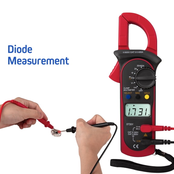 Clamp Ammeters,Tester Test Clamp Ammeters Clamp 4000 Clamp St201 Clamp 4000 Ammeters Tester Tester Meter St201 Tester(red) Eryue Dabey Tester Meter Test T Tester