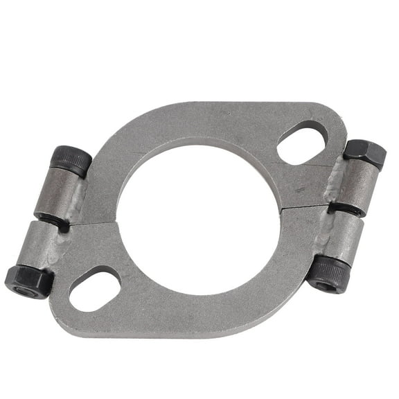 Clamp Flange Kit, 2inch Flat Oval Split Repair Exhaust Flange Replacement Accessory