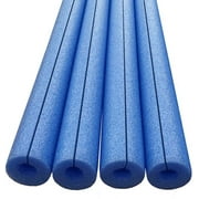 HONOR TRADERS Blue Clamp Foam for Padding or Bumper Pre Cut Tube Cover Foam Clamp on Foam Noodles Edge Protection 4 Pack