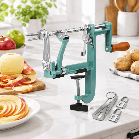 Clamp-Green Chrome Cast Magnesium Alloy Food Peeler Corer Slicer ...