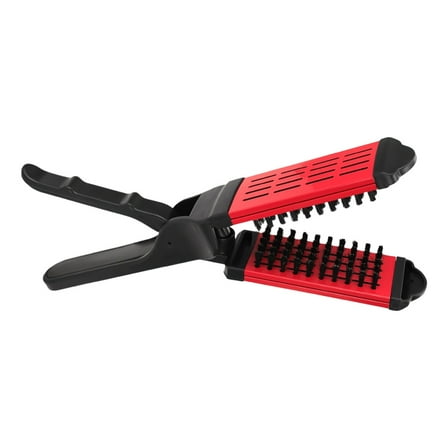 Clamp Hair Brush Detangler Comb Double Sided Hair Straightening Brush for Home