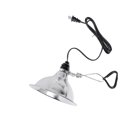 Clamp Lamp Light Socket with 8.5 Inch Aluminum Reflector, Suit for Max 150 Watt Lamp (No Bulb Included) with 18/2-Gauge 6 Feet Cord, 4-Pack-8.5 Inch (150 Watts)1 Pack