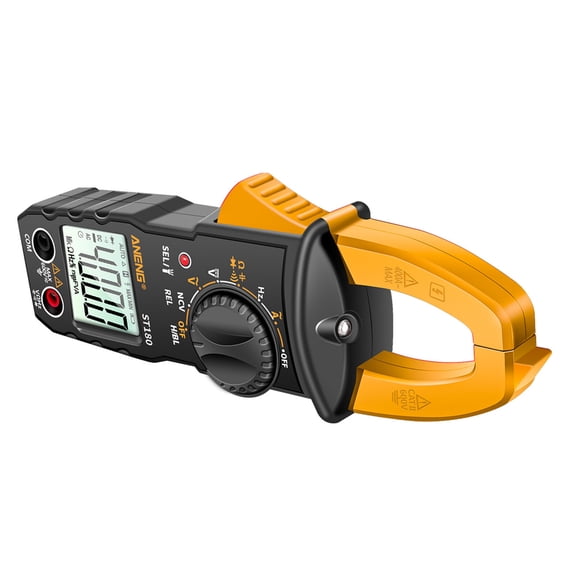 Clamp Meter,Clamp Voltmeter Ammeter Temperature Clamp Meter Clamp Tester -30~1000 Ncv Tester Universal Voltmeter Ammeter St180 4000 Clamp Universal Meter Tester Rookin Tester T Clamp Yellow