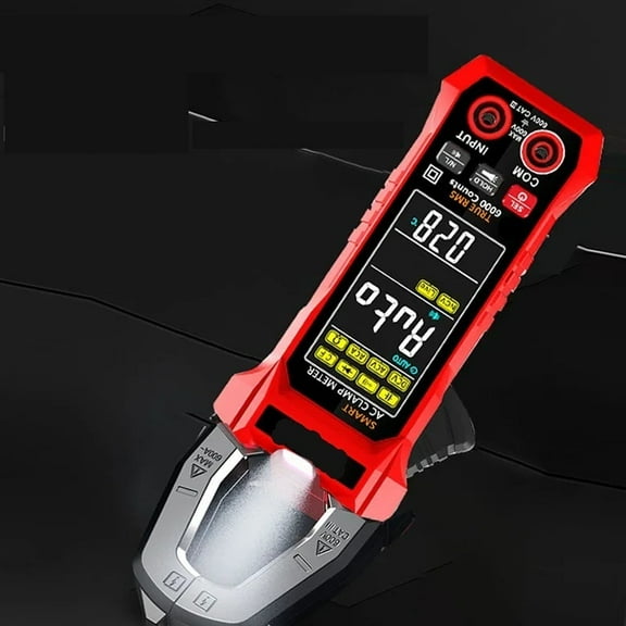 Clamp Meter Digital Multimeter AC Current 6000 Counts Car Amp Hz Capacitance NCV Temperature