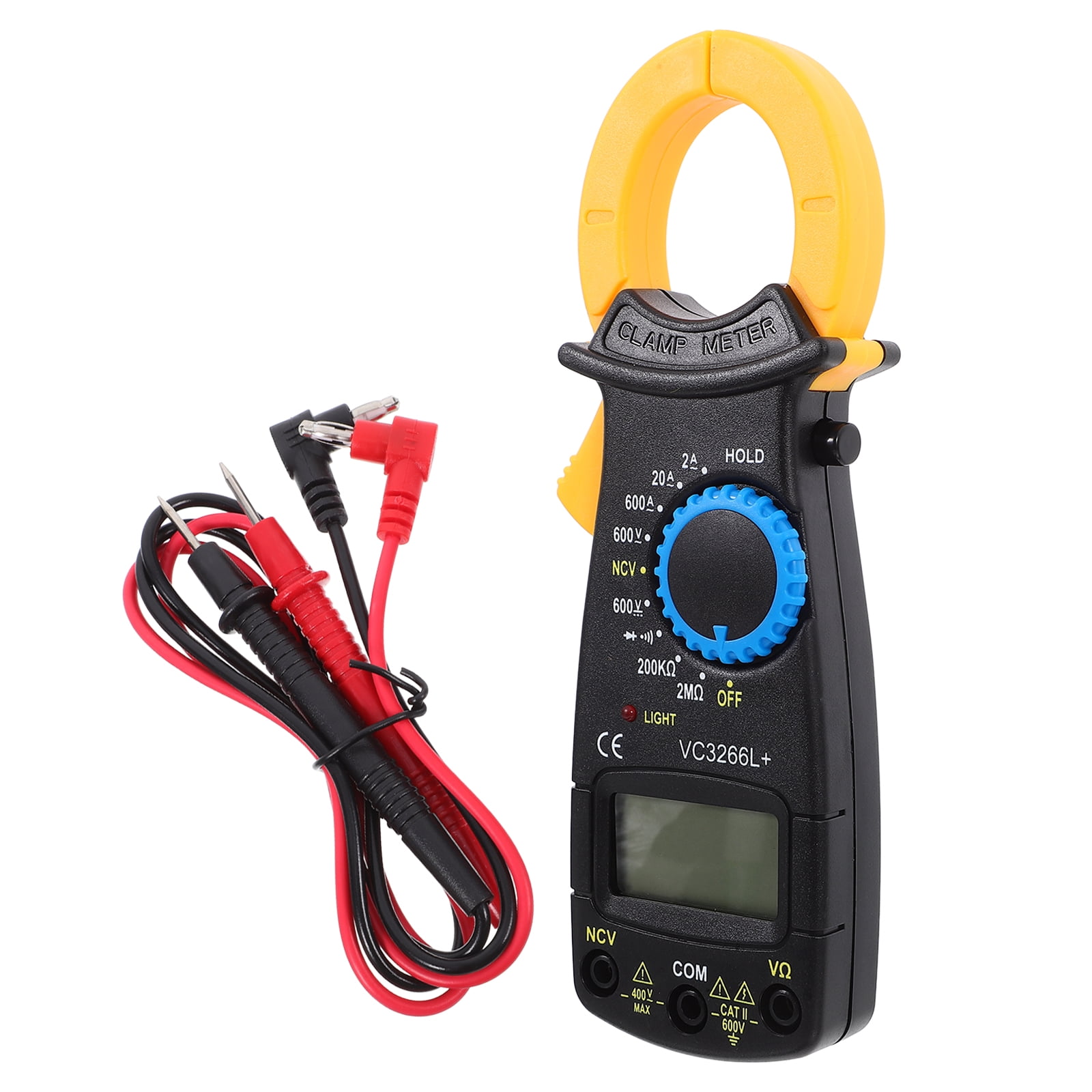 Clamp Meter Digital Multimeter DC AC Voltmeter Amp Test Meter Pocket