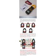 Clamp Meter,Fire Wire Identification Voltmeter Diode Resistance Clamp Meter Handheld Diode Resistance Fire Meter Handheld Qinquan Xibany