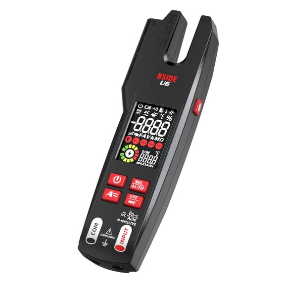 Clamp Meter,Universal Meter Tester Clamp Meter Resistance Clamp Tester Meter Clamp Voltmeter Meter Ncv Tester Temperature Clamp Voltmeter Ammeter Ncv Tester Universal Voltmeter Ammeter