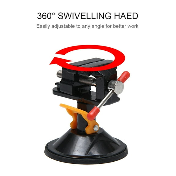 Clamp Mini Suction Vise Clamp Bench Clamp Universal Table Vise Vacuum Base 360 Degrees Swiveling For Sculpture Craft Carving
