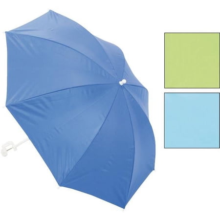 Rio Brands 34” Beach Umbrella, SPF 50 Protection, Adjustable Tilt, Rust Resistant, Assorted Colors