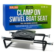 Clamp On Boat Seat Swivel Clamp for Jon Boat Accessories Fishing Bass Boats