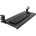 Clamp On Keyboard Tray w Mouse Pad, 33inch Large, Easy Assembly, Under Desk Ergonomic Keyboard