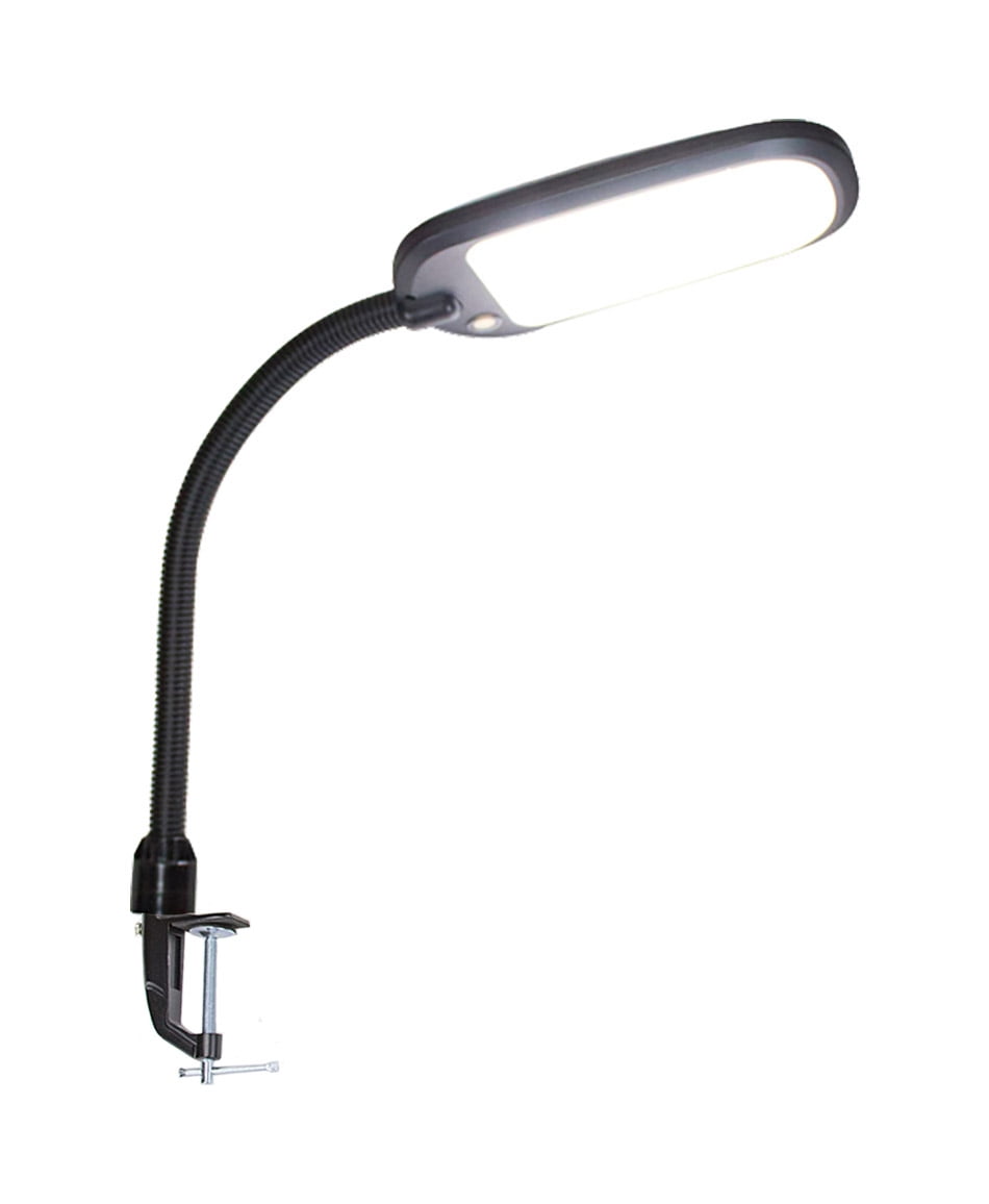 Adjustable White LED Clip-On Arc Lamp for Kids