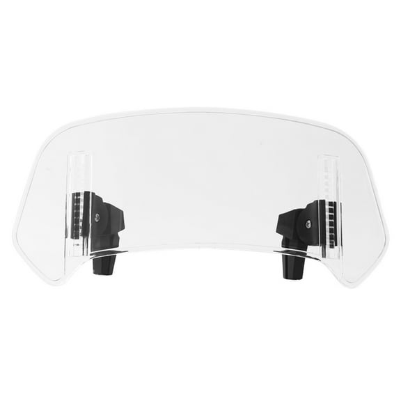 Clamp On Windscreen Deflects Easy Install Motorcycle Windshield Extension ABS for Motorcycles Not Drilling Required