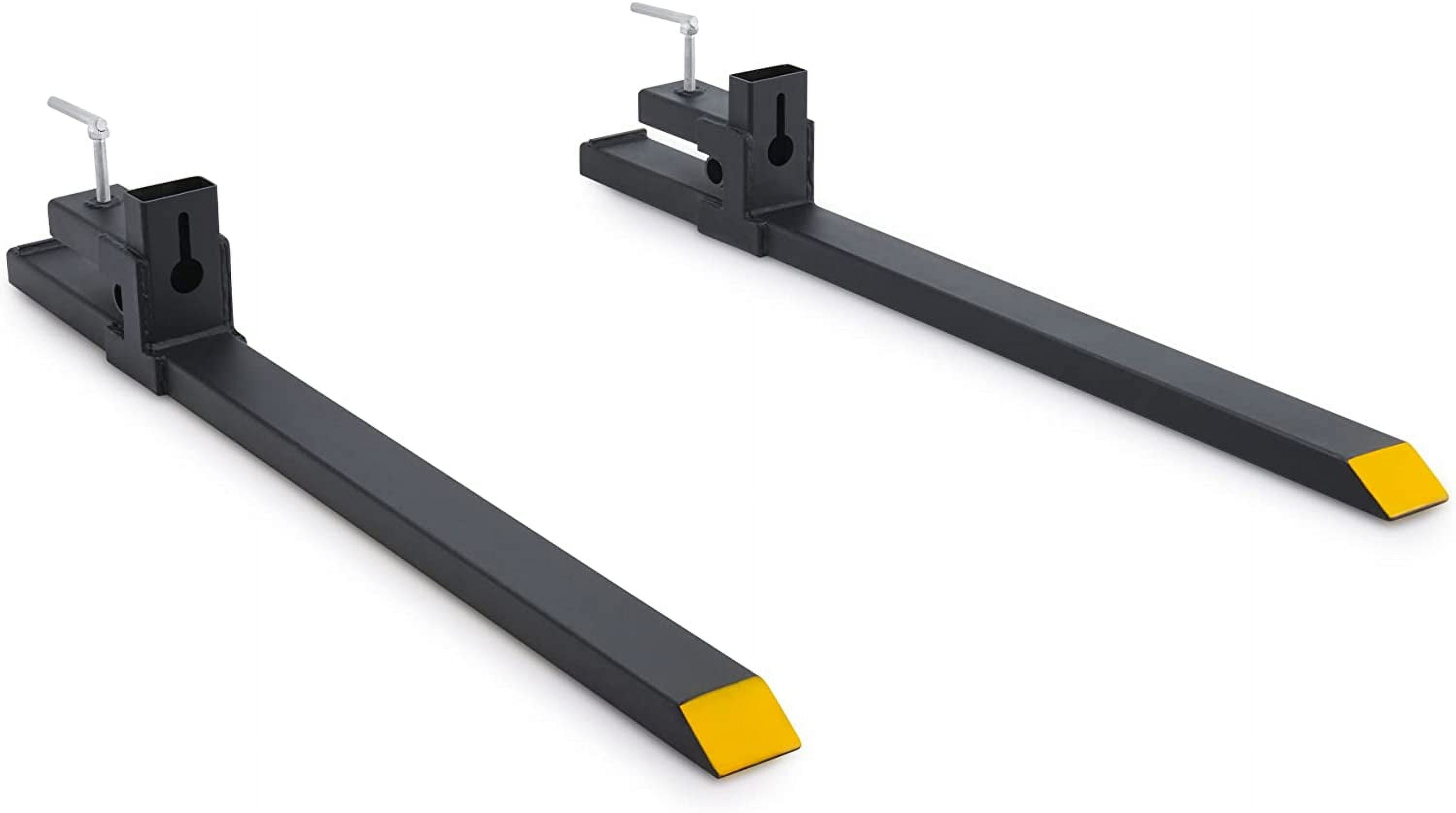 Clamp on Pallet Forks, Heavy Duty Pallet Forks for Tractor Buckets