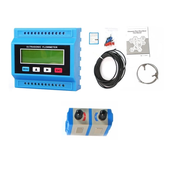 Clamp Sensor Liquid Digital Ultrasonic Flowmeter TUF-2000M Wall Mounted Module Water Flow Meter Transducer TS-2/TM-1-HT ,Good Performance