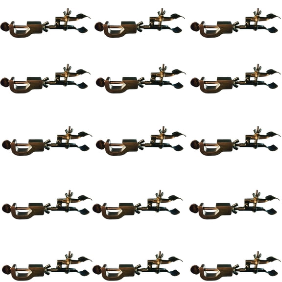 Clamp - Single Burette Clamp, Uncoated Jaws, Cast-Aluminum. Pack of 15.