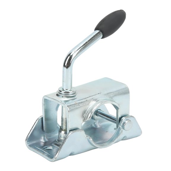 Clamp Split Fixing Bracket Trailer Jack Wheel Split Clamp Prop Stand Support Mount For 48mm/1.89in Pipe Diameter
