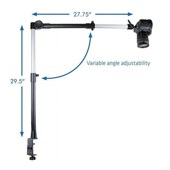 Arkon DSLRTABMG5 Overhead Camera Mount. Includes Camera, Tablet, and Phone Holder