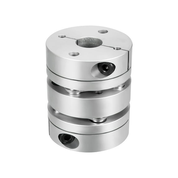 Clamp Tight Motor Shaft 2 Diaphragms Coupling Coupler 12mmx15mm
