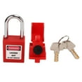 ClampType Switch Padlock & Tag for Secure Lockout/Tagout Procedure