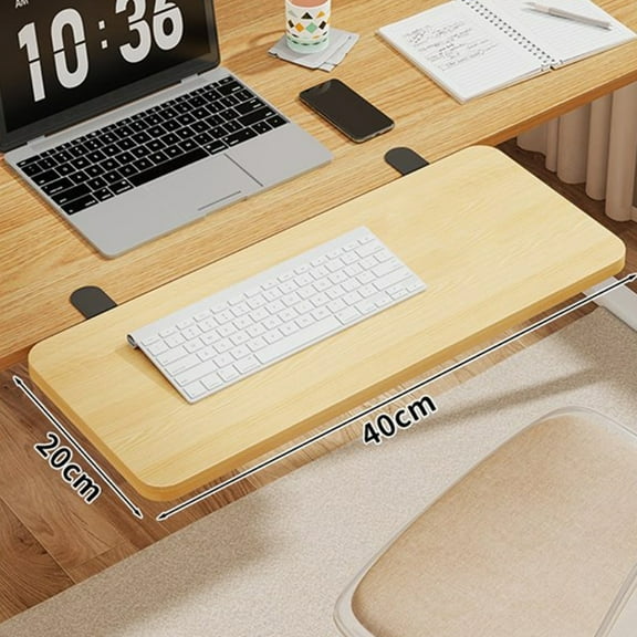 Clamp on Computer Arm Rest Keyboard Tray Desk Extender Tray Office Supplies