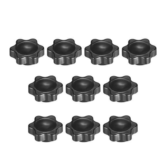 Clamping Handle Screw Knobs Handle M5 Threaded Star-Shape 10pcs