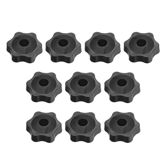 Clamping Handle Screw Knobs Handle M6 Threaded Star - Shape 10 pcs