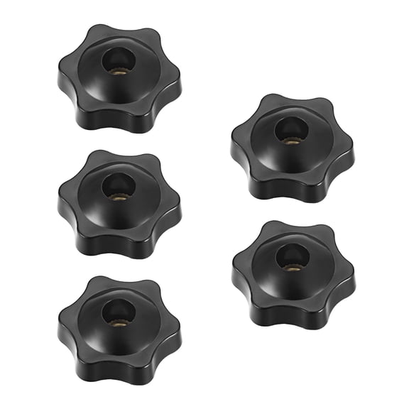 Clamping Handle Screw Knobs Handle M6 Threaded Star - Shape 5 pcs