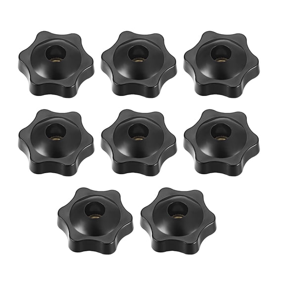 Clamping Handle Screw Knobs Handle M6 Threaded Star-Shape 8pcs