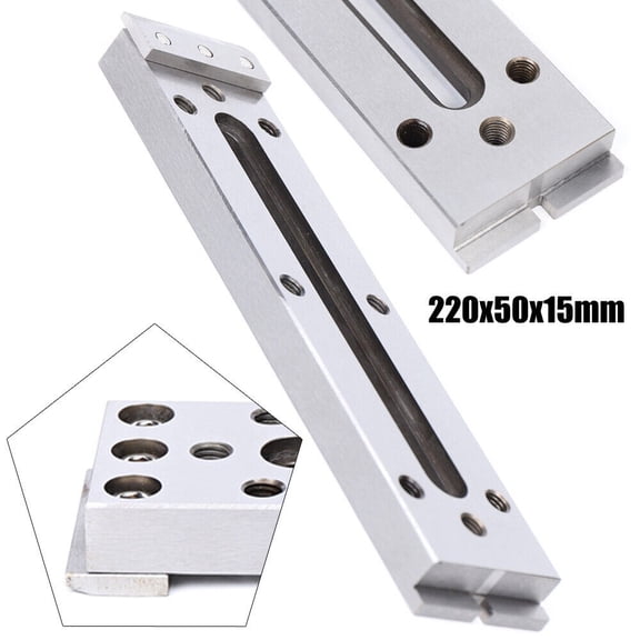 For Clamping Leveling 220x15x50mm CNC Wire EDM Fixture Board Stainless Jig Tool Wire EDM Fixture Board, Stainless Steel Jig Tool Clamp for Leveling Clamping