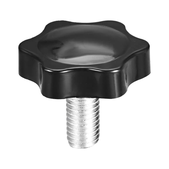 Clamping Screw Knob 48mm Dia Plum Hex Shaped Grips Star Knob M10 x 20mm Male Thread