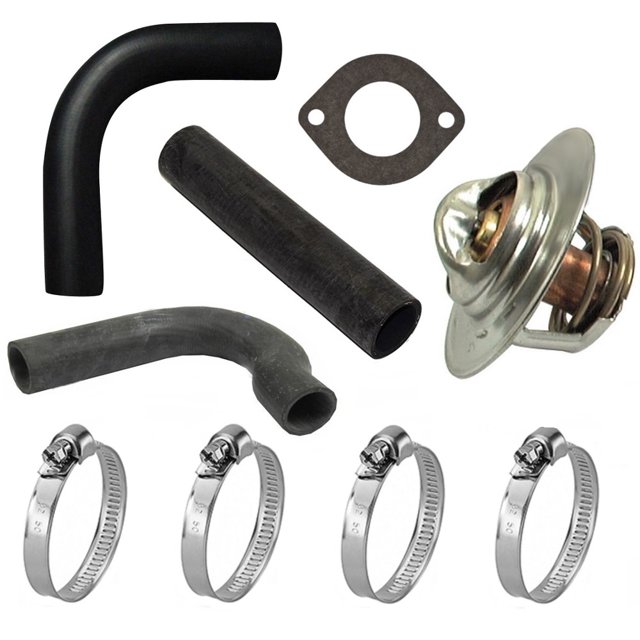 Clamps Thermostat Radiator Hose Kit Fits Ford Tractor 700 800 900 2000