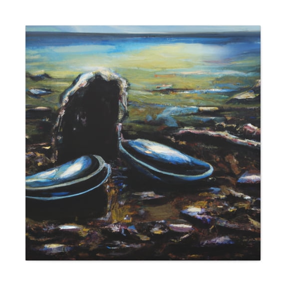"Clams on a Shoreline" - Canvas