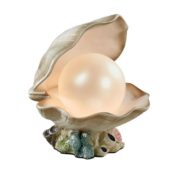 Clamshell Accent Lamp Ivory