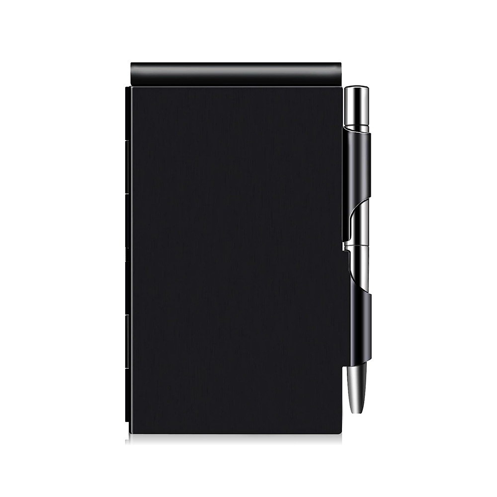Clamshell Notebook Metal Memo Pads Creative Notebooks Office Notepad
