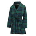 thumbnail image 1 of Clan Campbell Tartan Pattern Women Bathrobe One Size Univeral Fits, Tartan Plaid Retro Fashion Lightweight Plush Fleece Long Robe For Women, 1 of 3