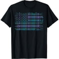 thumbnail image 1 of Clan Douglas American Flag Scottish Tartan T-Shirt, 1 of 3