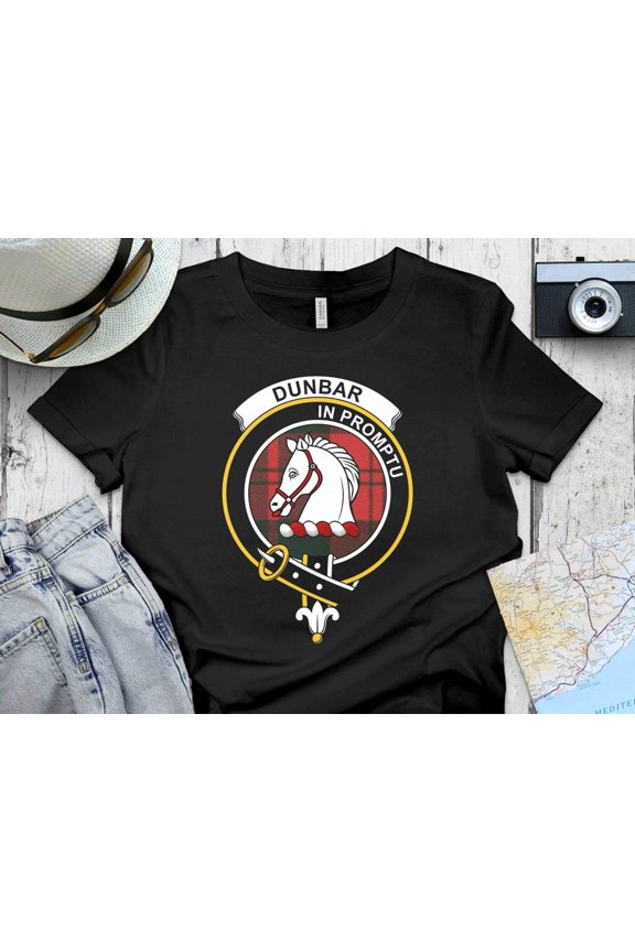 Clan Dunbar Crest T-Shirt – Scottish Tartan
