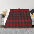 Clan Grant Tartan Throw Blanket Fluffys Large For rative Sofa Large
