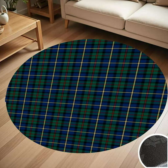 Clan MacLeod Of Skye Tartan Graphic Round Carpet Living Room Bedroom Home Decoration Coffee Table Mat Lounge Rug Chair Mats